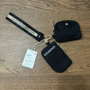 Lululemon casual dual pouch wristlet